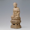 White-glazed Porcelain Seated Shakyamuni Buddha