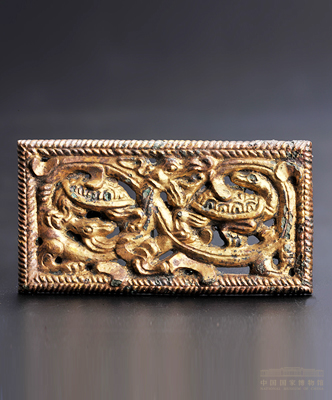 <p>西汉<br>长8.7厘米，宽4.3厘米，厚0.3厘米<br>广东广州南越王墓出土<br>西汉南越王博物馆藏</p>